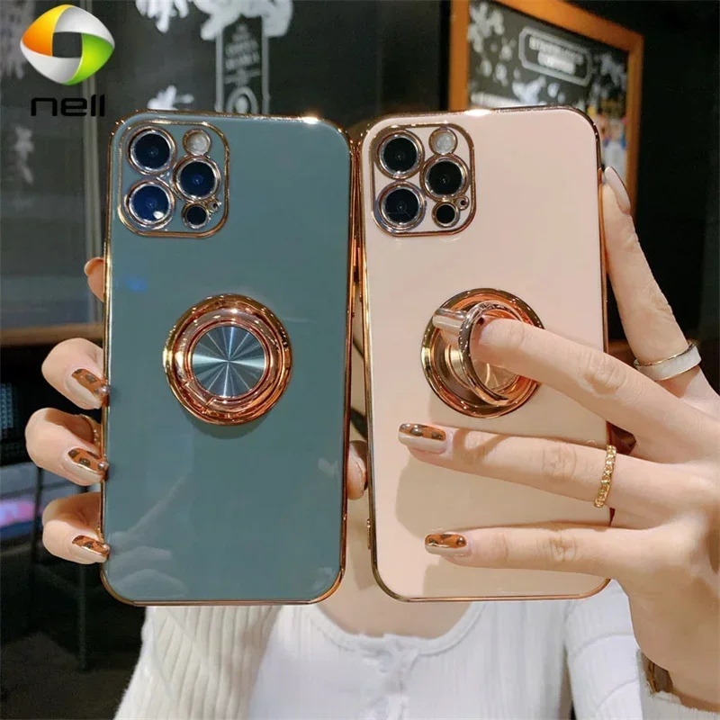 

Чехол-держатель для телефона для iphone 15, 15pro, с кольцом-держателем, чехол-подставка для iphone 11, 12, 13, 11Pro Max, 14, 14pro, противоударный чехол