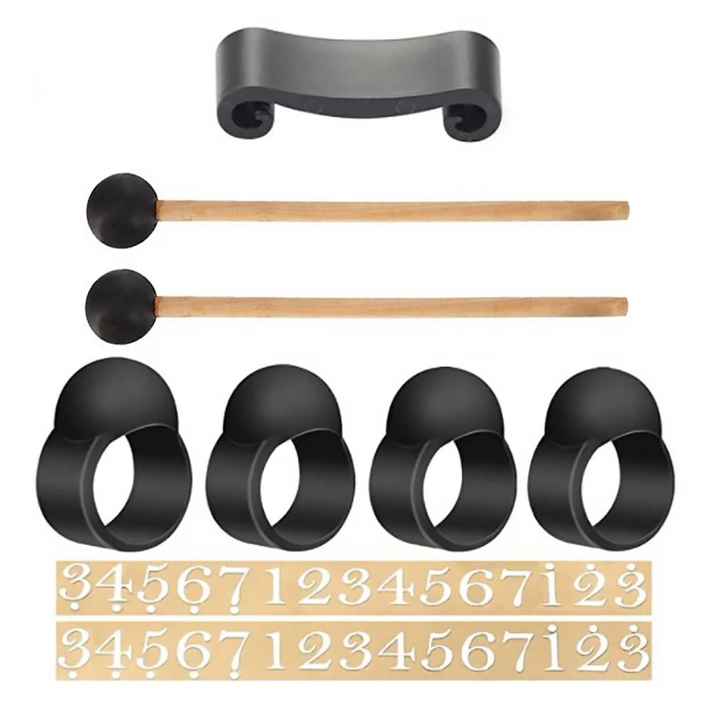 

Drumstick Holders Finger Tool Ethereal Accessories Silicone Sleeve Note Sticker