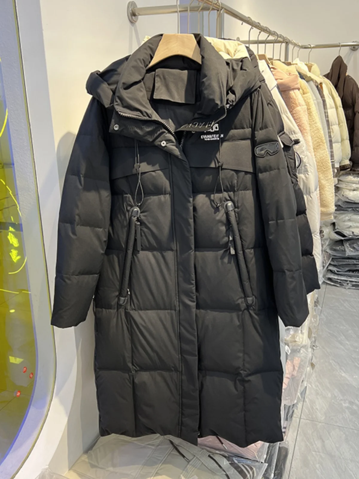 Теплый воздушный пуховик Same Sle with Mall Ocean женская зимняя новинка 2024 универсальная