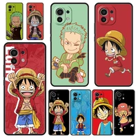 one piece anime cute phone case for xiaomi poco x3 nfc f3 m3 m4 mi note 12 10 11 ultra 11t pro 10t lite 5g 9t 11i 11x cover