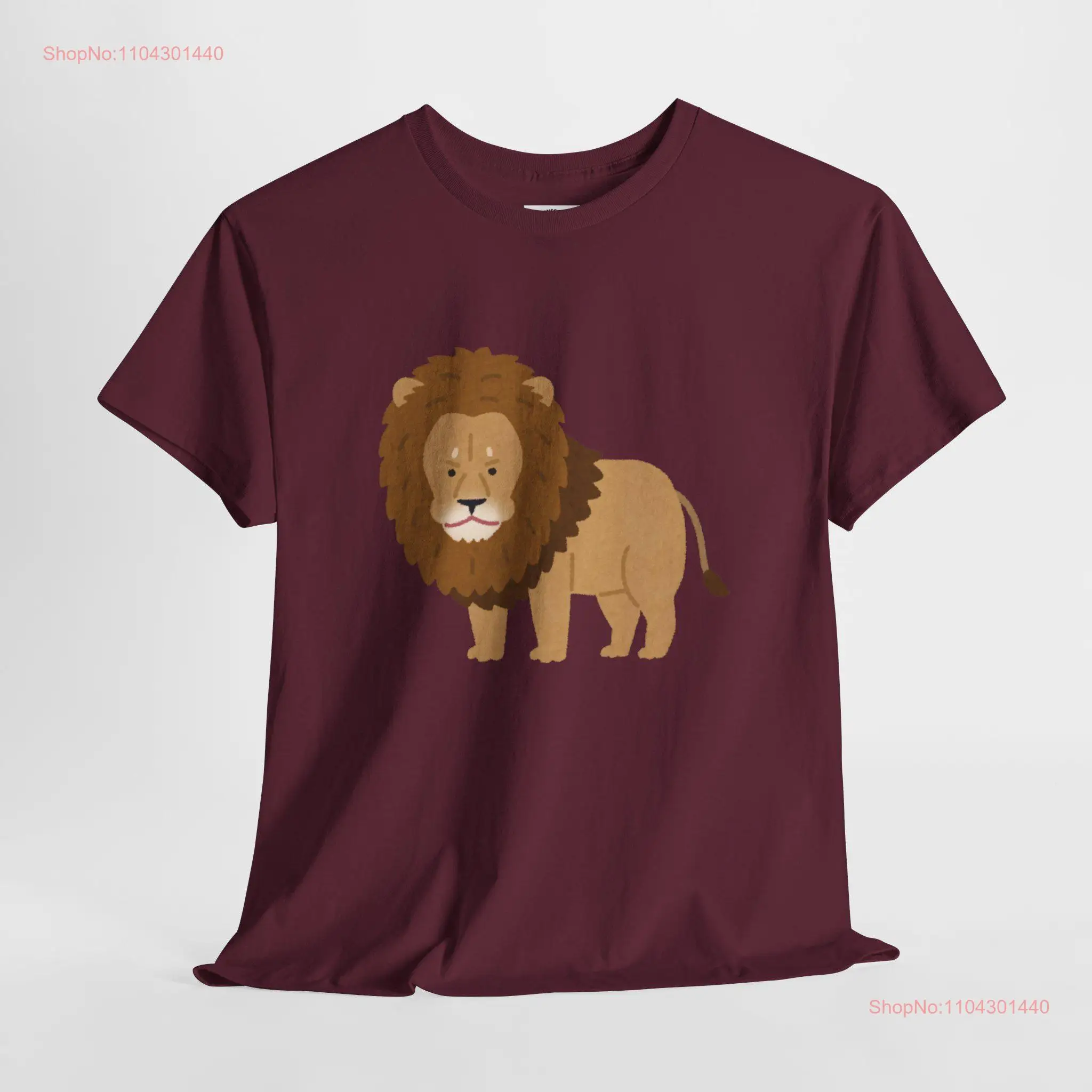 Футболка Majestic Lion King of the Jungle Design с длинными или короткими рукавами