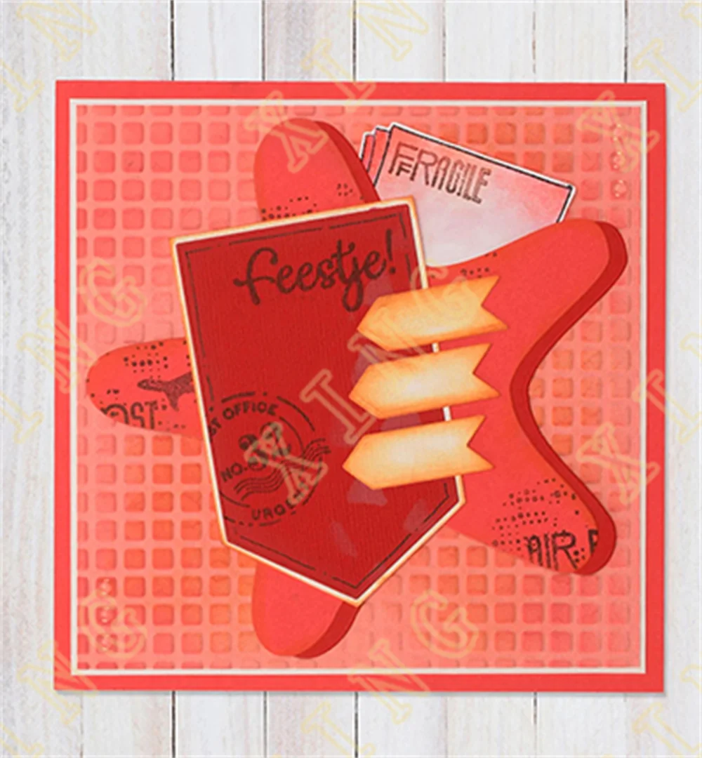 Баннеры и этикетки металлические штампы трафареты для рукоделия скрапбукинг