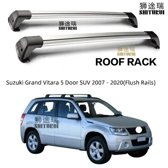 

Багажник на крышу, из алюминиевого сплава, для 5-дверного внедорожника Suzuki Grand Vitara 2005-2020, 2 шт.