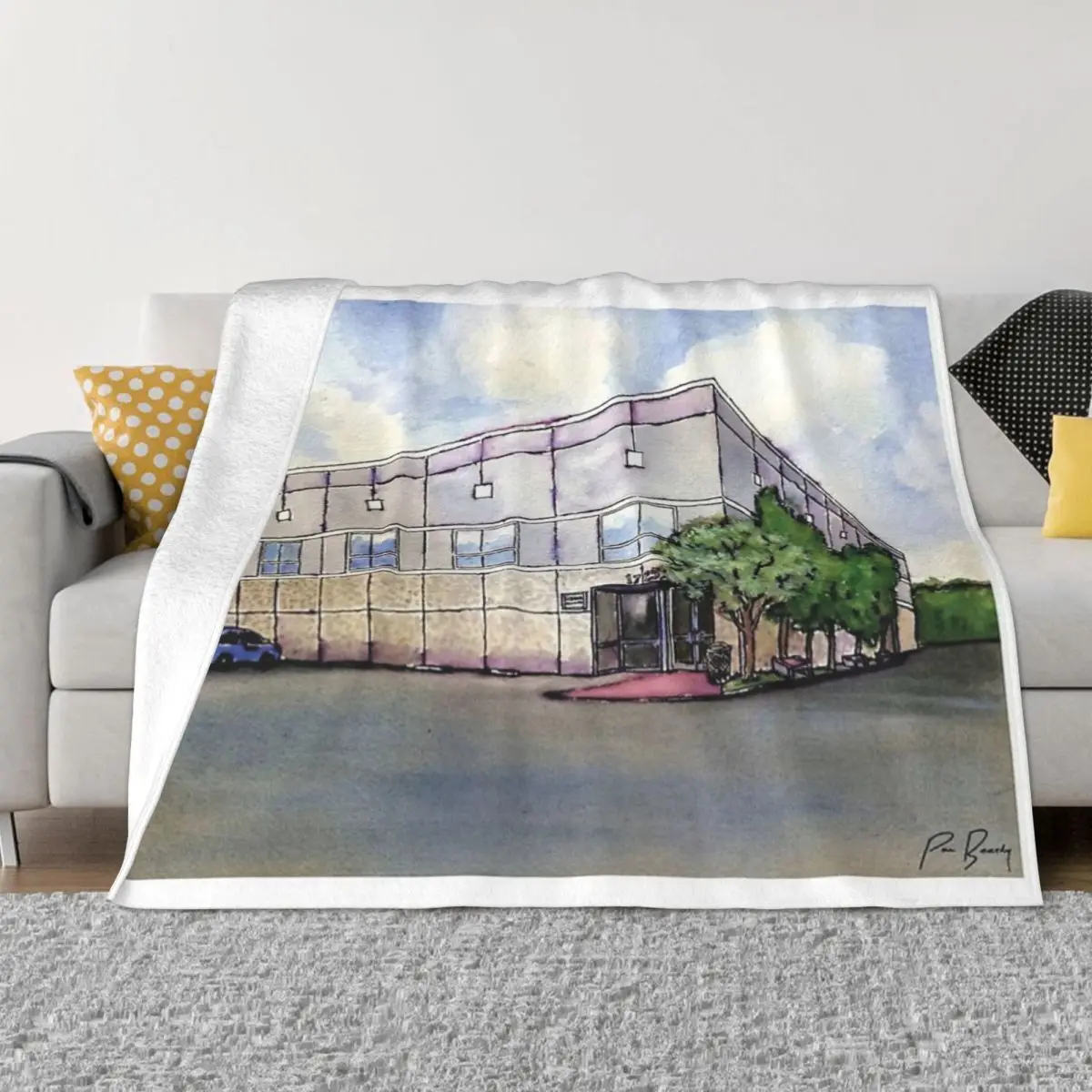 Одеяло для офиса с пчелиной ляхелпертом одеяла и тонкое одеяло