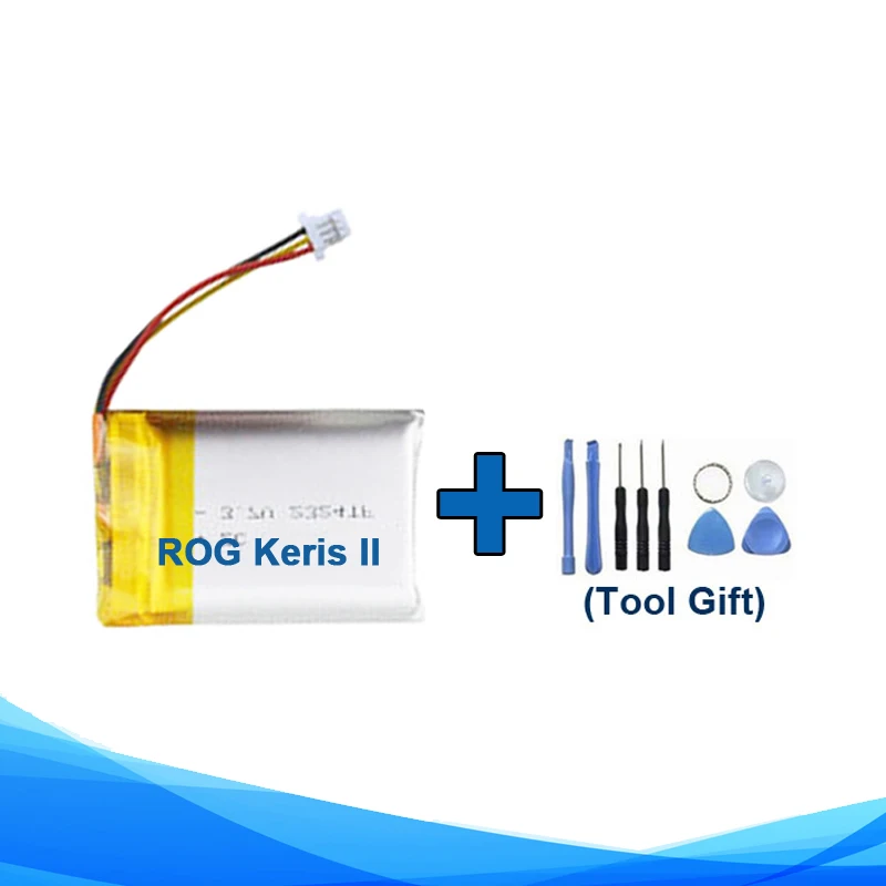 Аккумулятор 900 мАч для беспроводной игровой мыши ASUS ROG Keris 2 II
