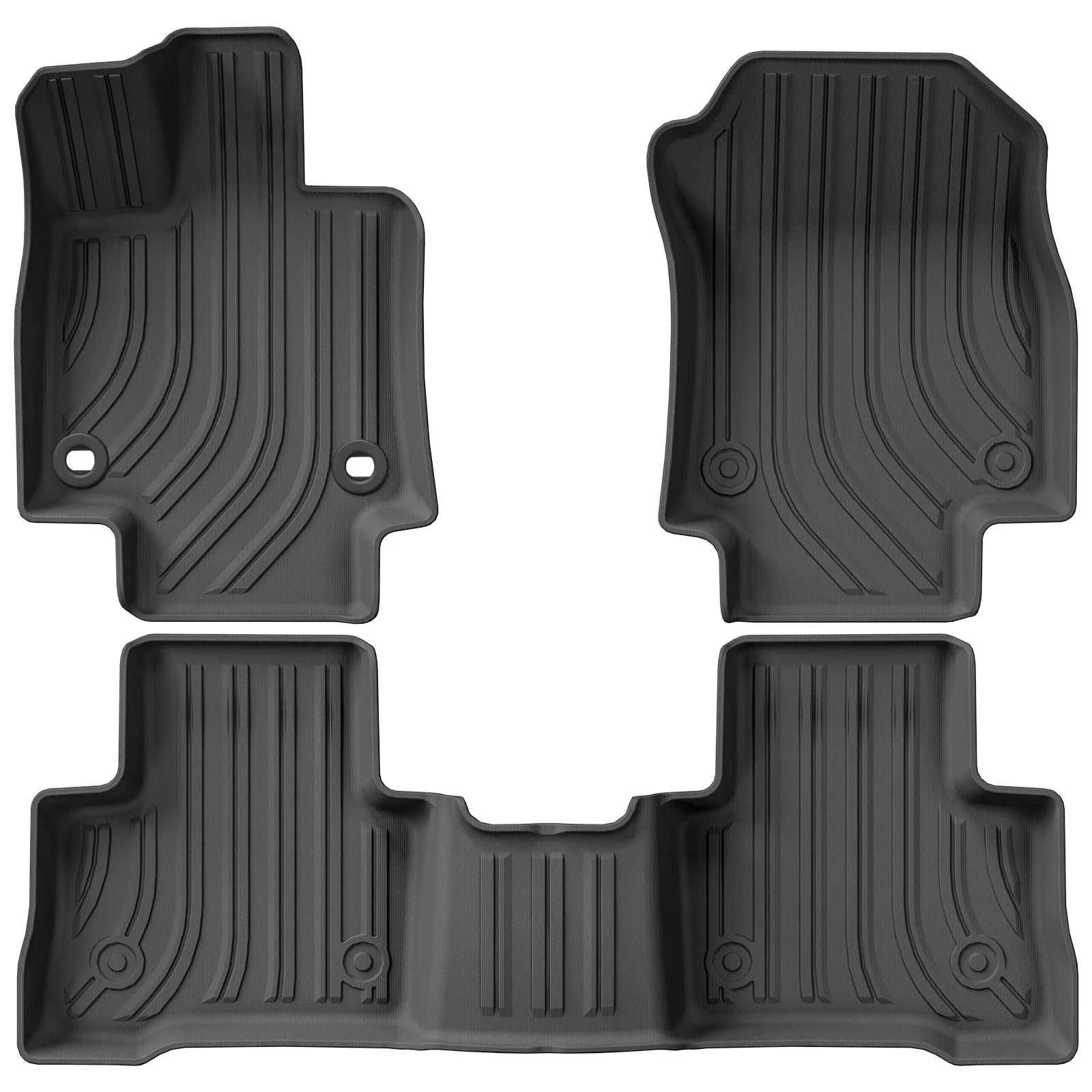 

Автомобильные 3D коврики из ТПЭ для Toyota Venza Harrier 80 2021-2024, подкладка для груза, багажника/спинки, водонепроницаемый левый руль