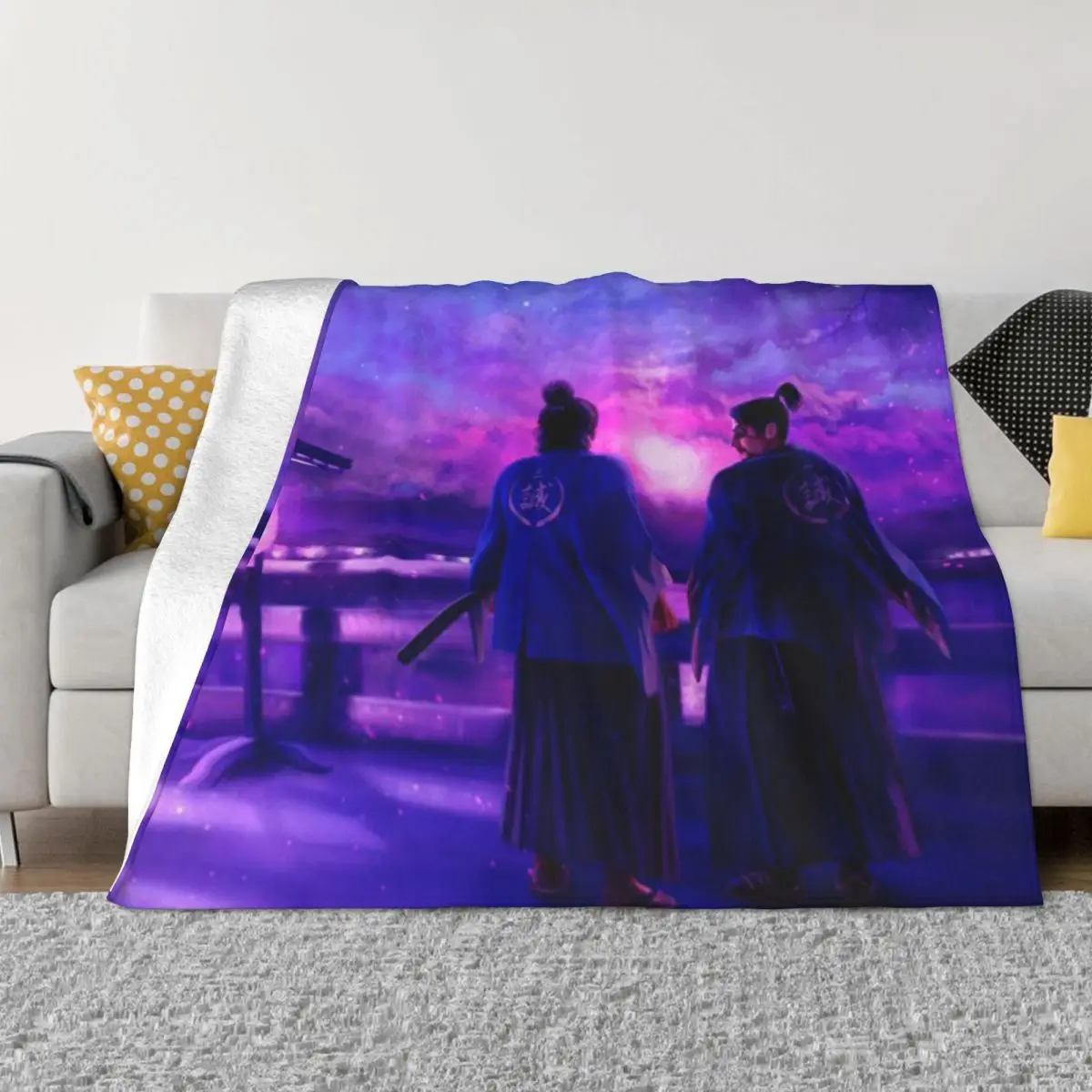 Kazumaji Ishin An Ultra-Soft Micro Fleece Blanket