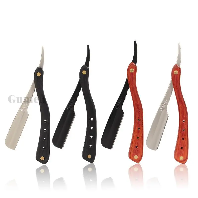 Alloy Pro Barber Tools Safety Razor Shaving Beard Knife Fold Razor Holder For Feather Blades