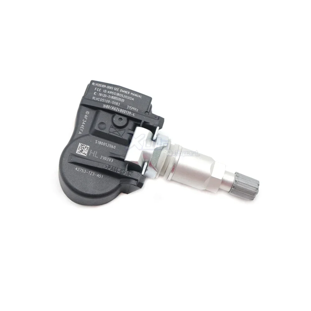 Датчик давления в шинах 42753-TZ3-A51 TPMS монитор колеса для Honda Acura TLX ILX RDX MDX 315 МГц 42753TZ3A51
