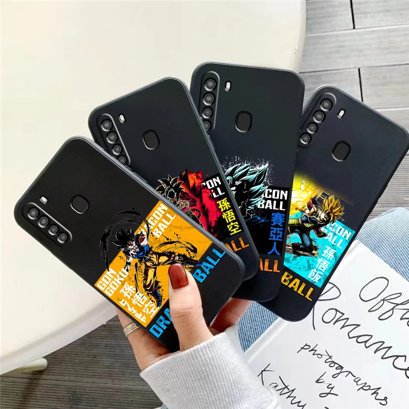 

Japanese Dragon Ball Anime Phone Case For Samsung Galaxy S20 S20FE S20 Ulitra S21 S21FE S21 Plus S21 Ultra Carcasa Black