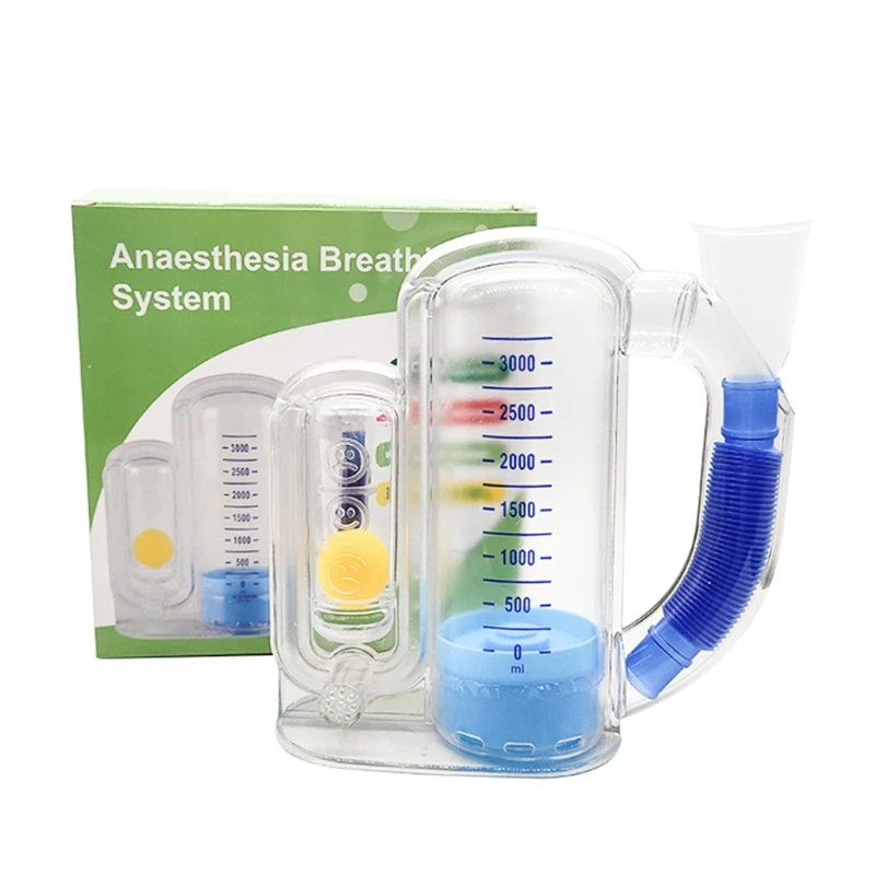 

Легочное Дыхание тренажер, 3000/5000 мл дыхательный тренажер, прочный реабилитационный инструмент, тренировка функции легких, Прямая поставка