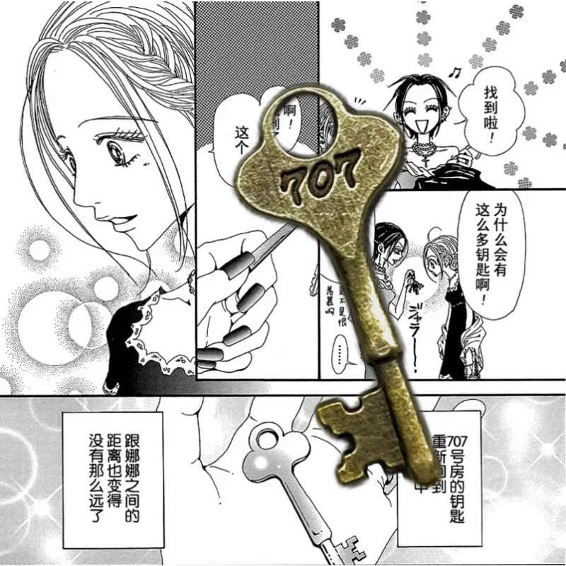 

Anime NANA 707key Necklace Y2k Women Choker Fashion Metal Pendant Cosplay Accessories Necklaces Jewelry Accessories Original New