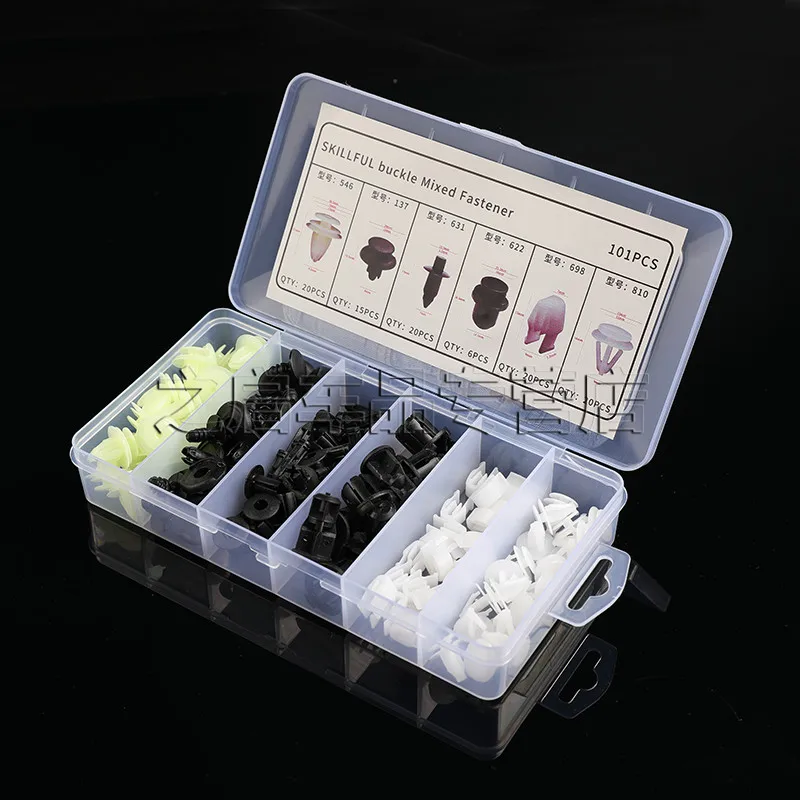 

Car Dashboard Buckle Mixed Fastener for Suzuki Swift Sx4 Alto Central Console Buckle Bumper Fender Skirt Clips 1box