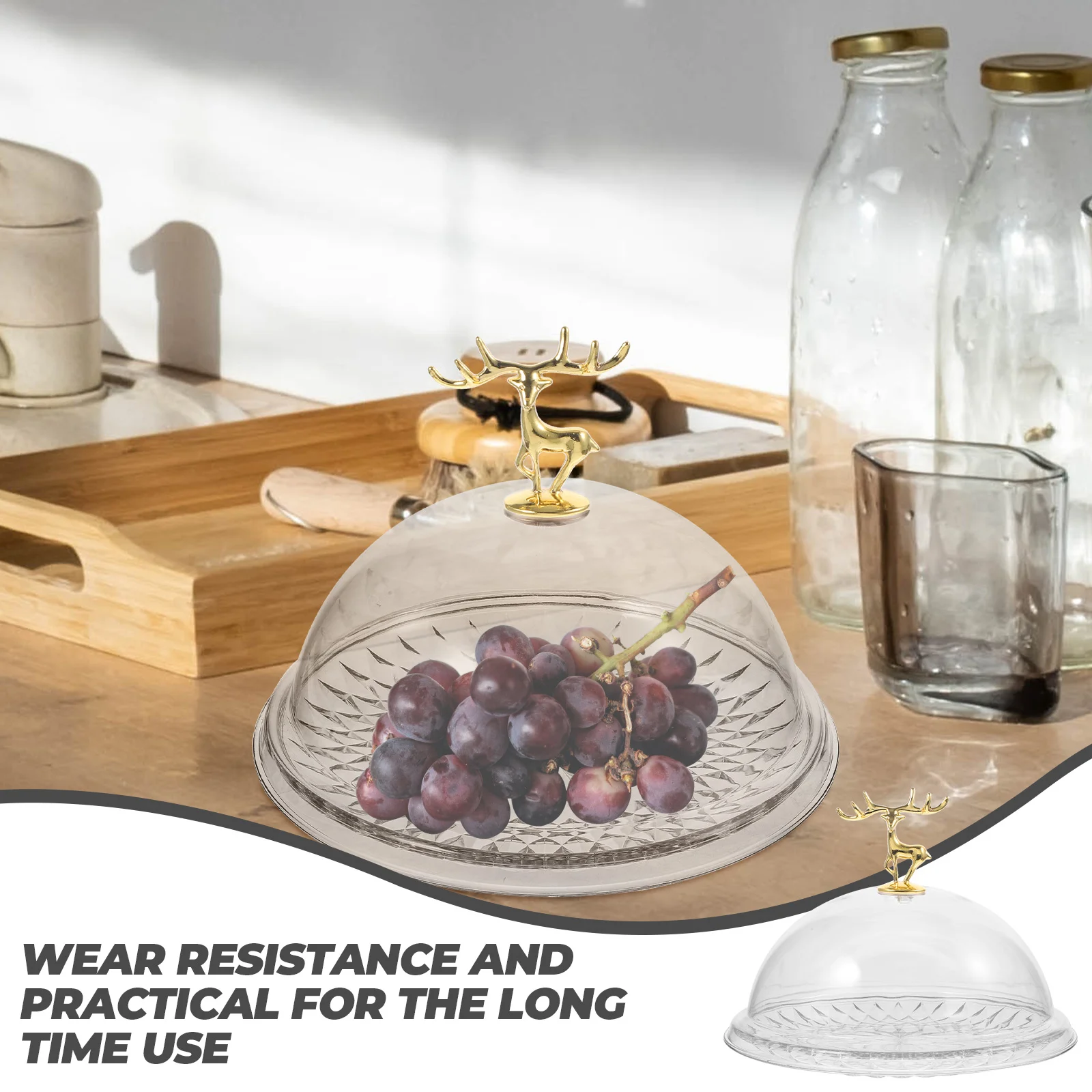 Бумажный стаканчик прозрачная крышка форма для торта поднос еды подставка