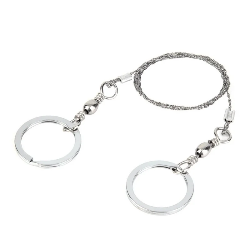

New Portable Stainless Steel Wire Saw Heavy Duty Wire Saw Scroll Chain Saws For Hunting Adventure Camping Wire Saw Outdoor Tools