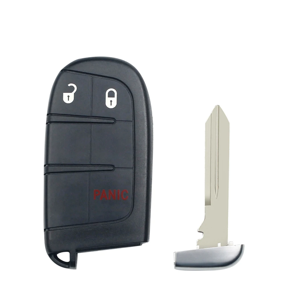 KEYYOU 433 МГц ID46 чип 2 + 1 кнопки дистанционный ключ-брелок от машины для JEEP Grand Cherokee