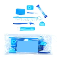 new 1set dental toothbrush ties brush floss oral care kit cleaning braces orthodontic supplies set for dental travel kit tool