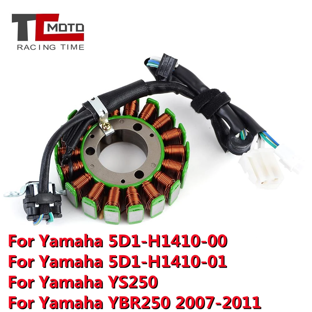 Катушка статора мотоцикла для Yamaha YBR250 2007-2011 YS250 YBR 250 YS D1-H1410-00 5D1-H1410-01 катушка