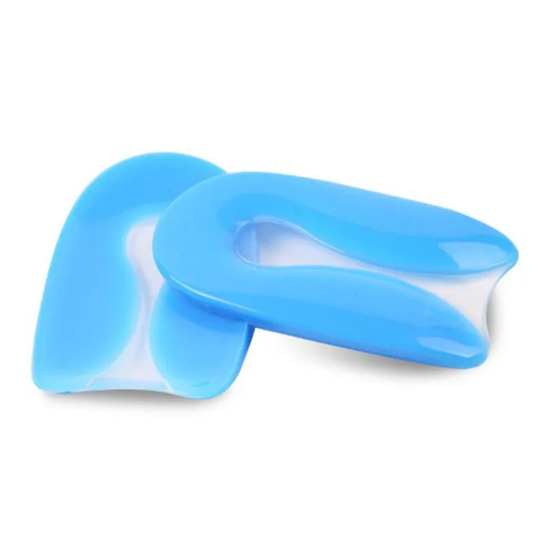 Silicone Gel Insoles Heel Cushion Soles Relieve Foot Pain Plantar Fasciitis Protectors Spur Support Shoe Pad Feet Care Inserts images - 6