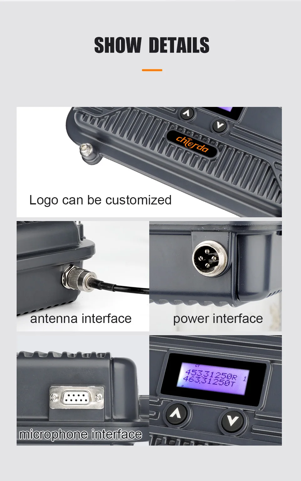 Портативная рация Chierda V9 дуплексный ретранслятор дальность действия 10 Вт 15 км