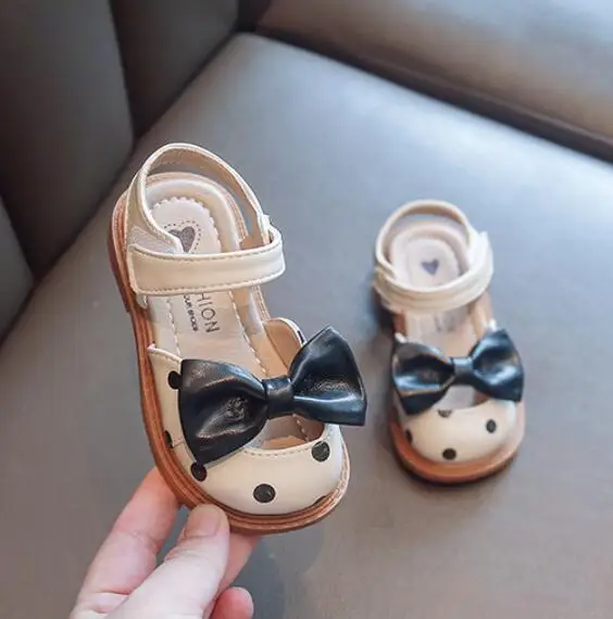 

Girls 2022 Shoes Butterfly-knot Non-slip Soft Kids Toddler Baby Shoes Summer Korean Children's Princess Open Toe Beach Sandals