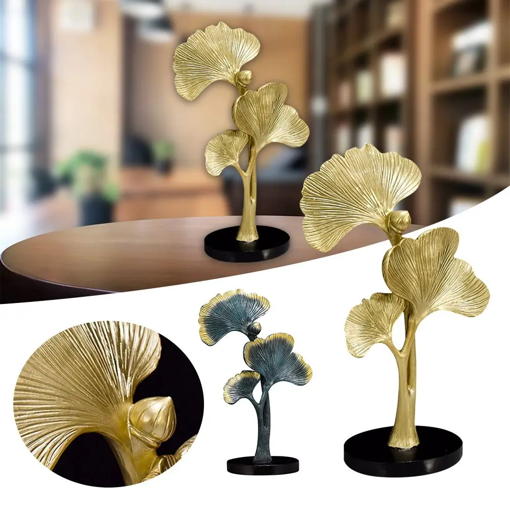 

Декоративное ремесло, настольные аксессуары, ретро статуэтки, стоячие скульптуры, статуэтки из смолы, украшение листьев гинкго