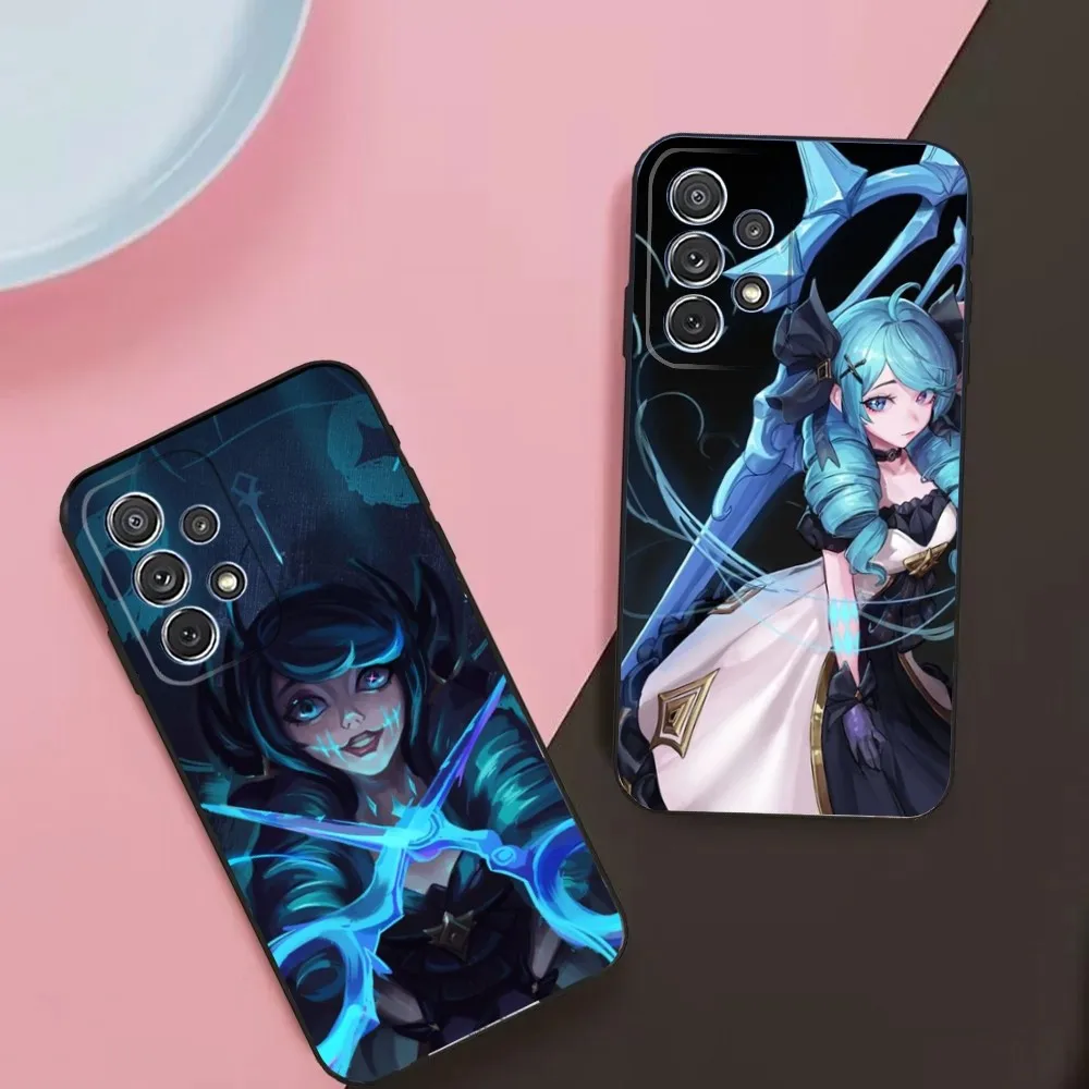 L-LOL Чехол для телефона Hallowed Seamstress G-Gwen Samsung Galaxy A13 A21s A22 A31 A32 A52 A53 A71 80 91 Мягкий черный