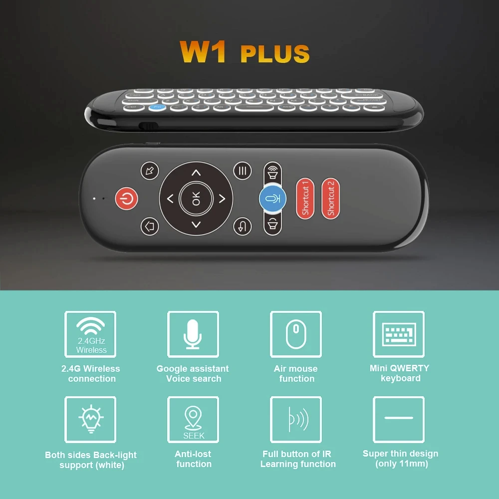Беспроводной пульт ДУ W1 plus / M5 для ТВ и компьютера