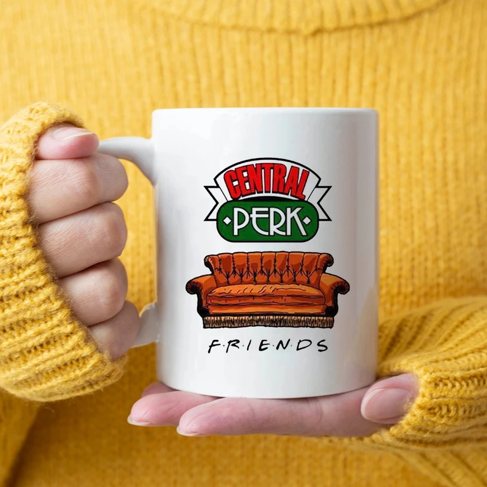 

Central Perk TV Comedy Show Friends Coffee Mugs Teacher Gifts Pivot Coffeeware Drinkware Teaware Tea Cups Home Decal Tableware