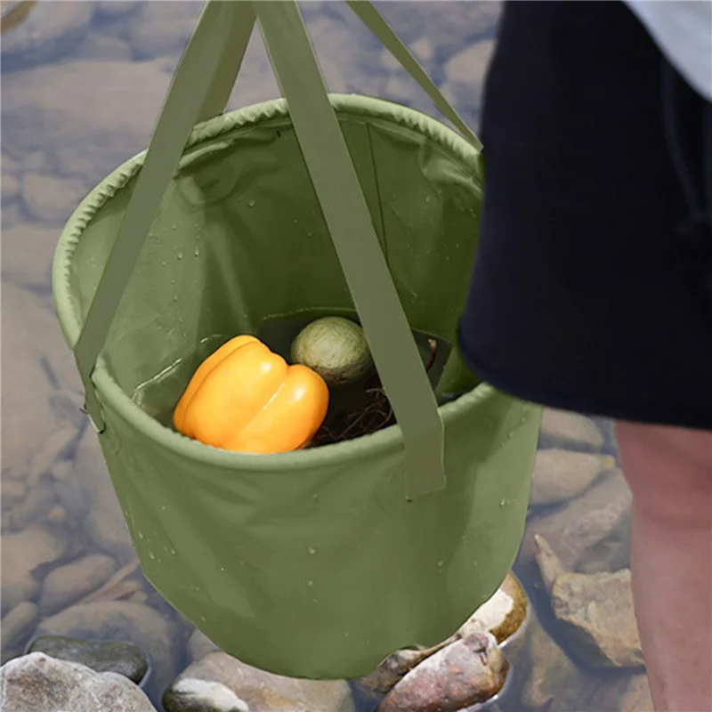 

Складное круглое ведро для путешествий, кемпинга, портативное ведро для хранения воды, оборудование для кемпинга