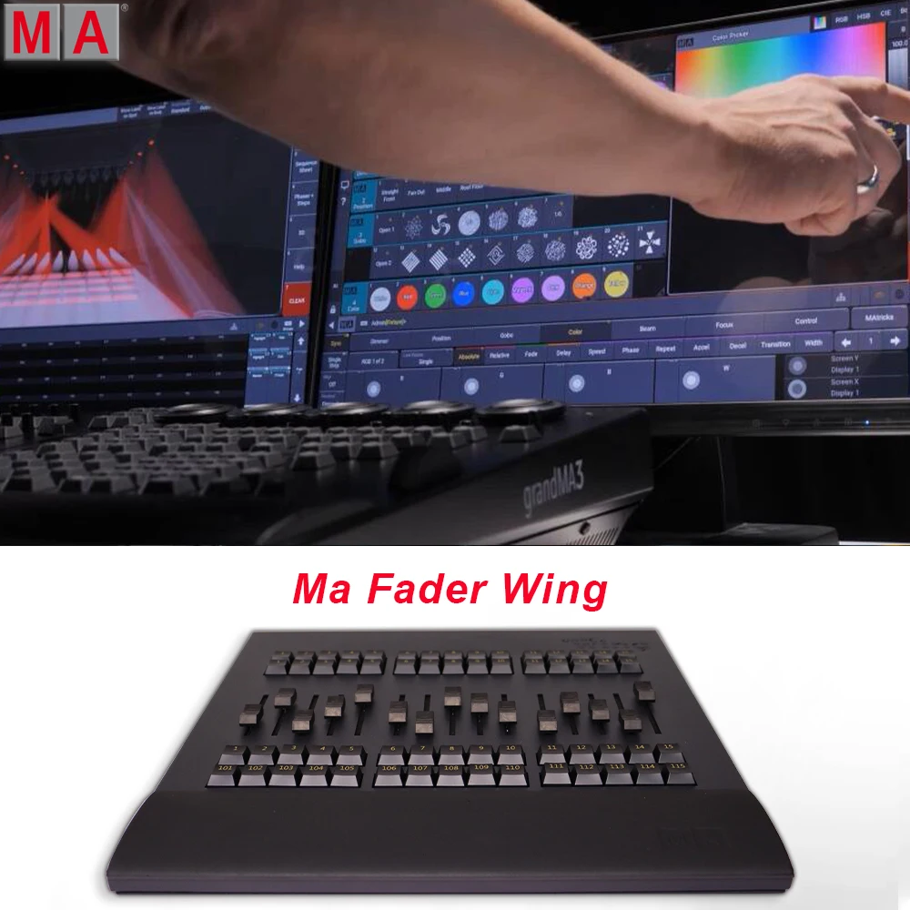 

DMX Console Grandm2 PC Wing Fader Wing MA2 onPC Command Controller For Stage DJ Party Lighting Equipment