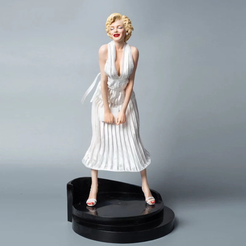 

Marilyn Monroe Action Figure New 1/4 One Of The Greatest Actresses Character Statue Model 40cm Sexy Doll Room Decoration