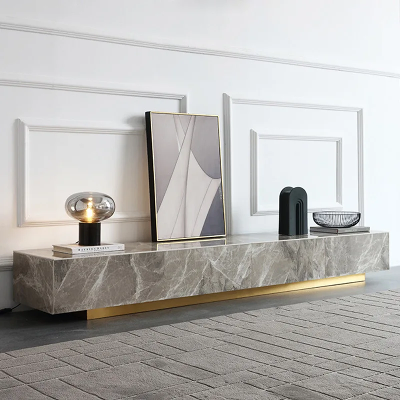 

Floor Luxury Tv Cabinet Simple Nordic Exhibition Minimalistic Table Television Salon Amerlife Mueble Tv Moderno Home Decoration