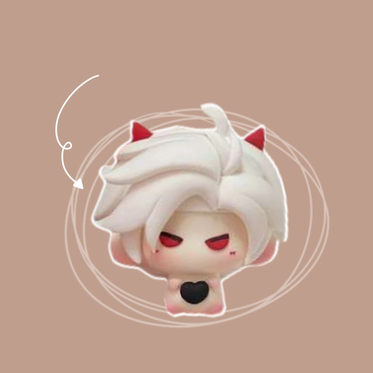 Брелок для ключей ручной работы с изображением аниме Love and Deepspace ворона силуса