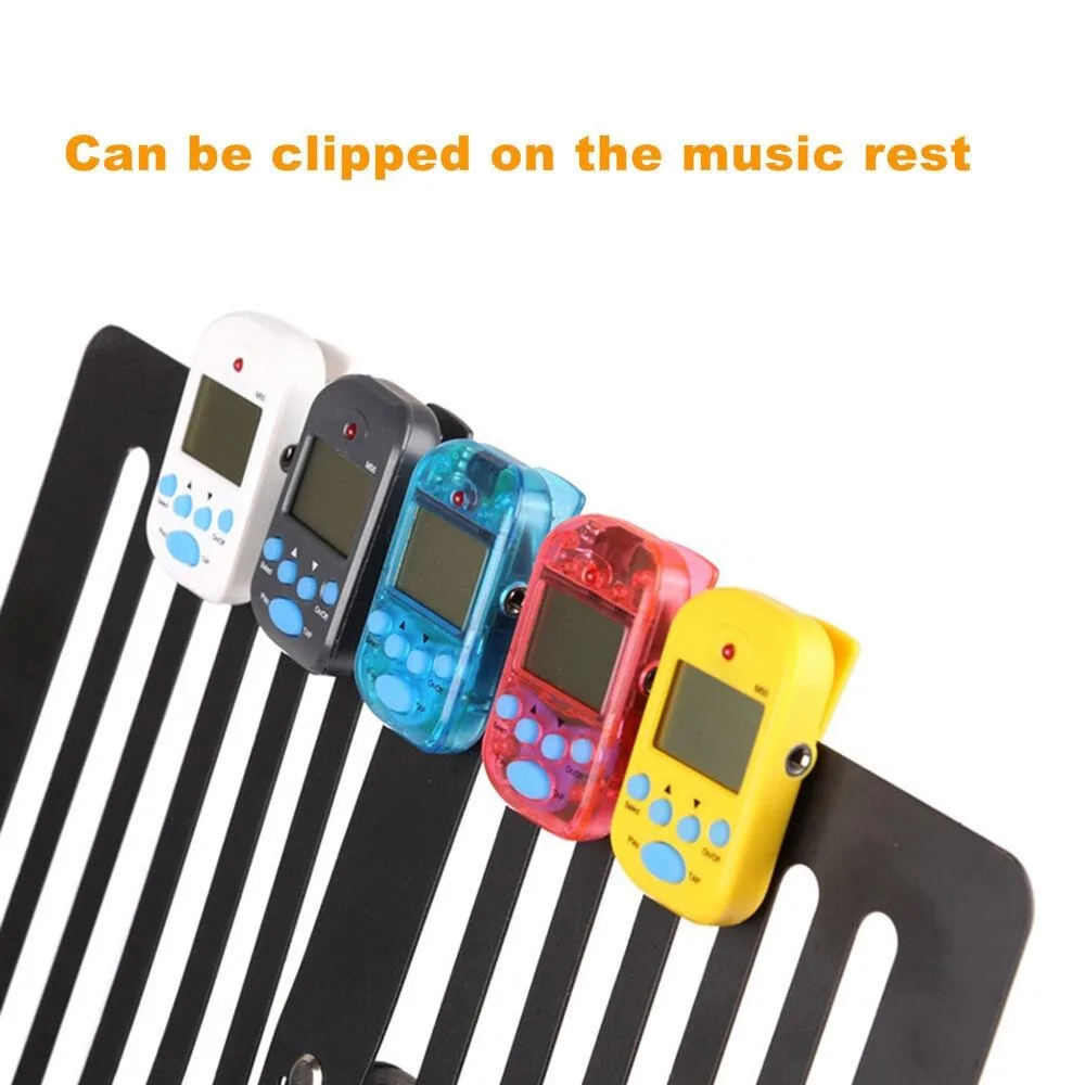 

Цветная схема макарон, профессиональный мини-метроном с ЖК-дисплеем, цифровая мини-машина для темпа, электронные аксессуары для скрипки