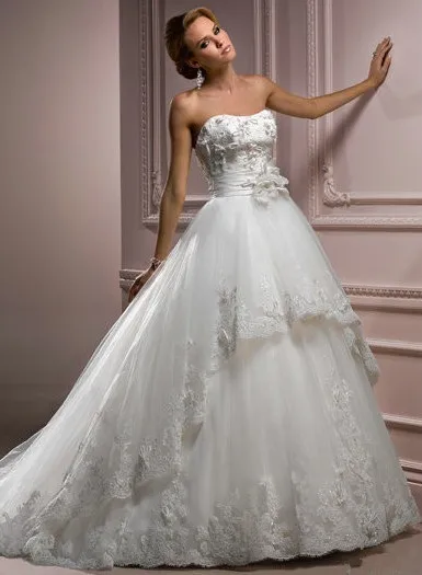 

free shipping 2016 kate bandage top strapless dress beading Custom size guipure embroidery chiffon dress lace wedding dress