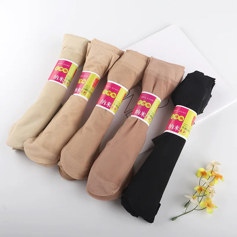 Женские короткие чулки на весну и лето бархатные Нескользящие японские тонкие