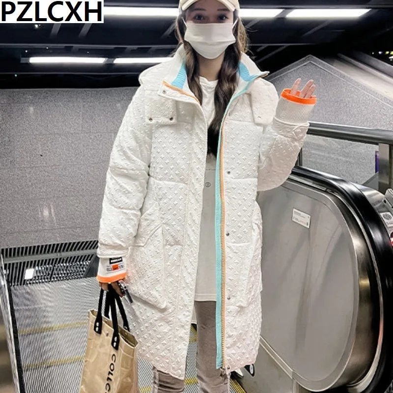 Новое Женское пуховое пальто из хлопка