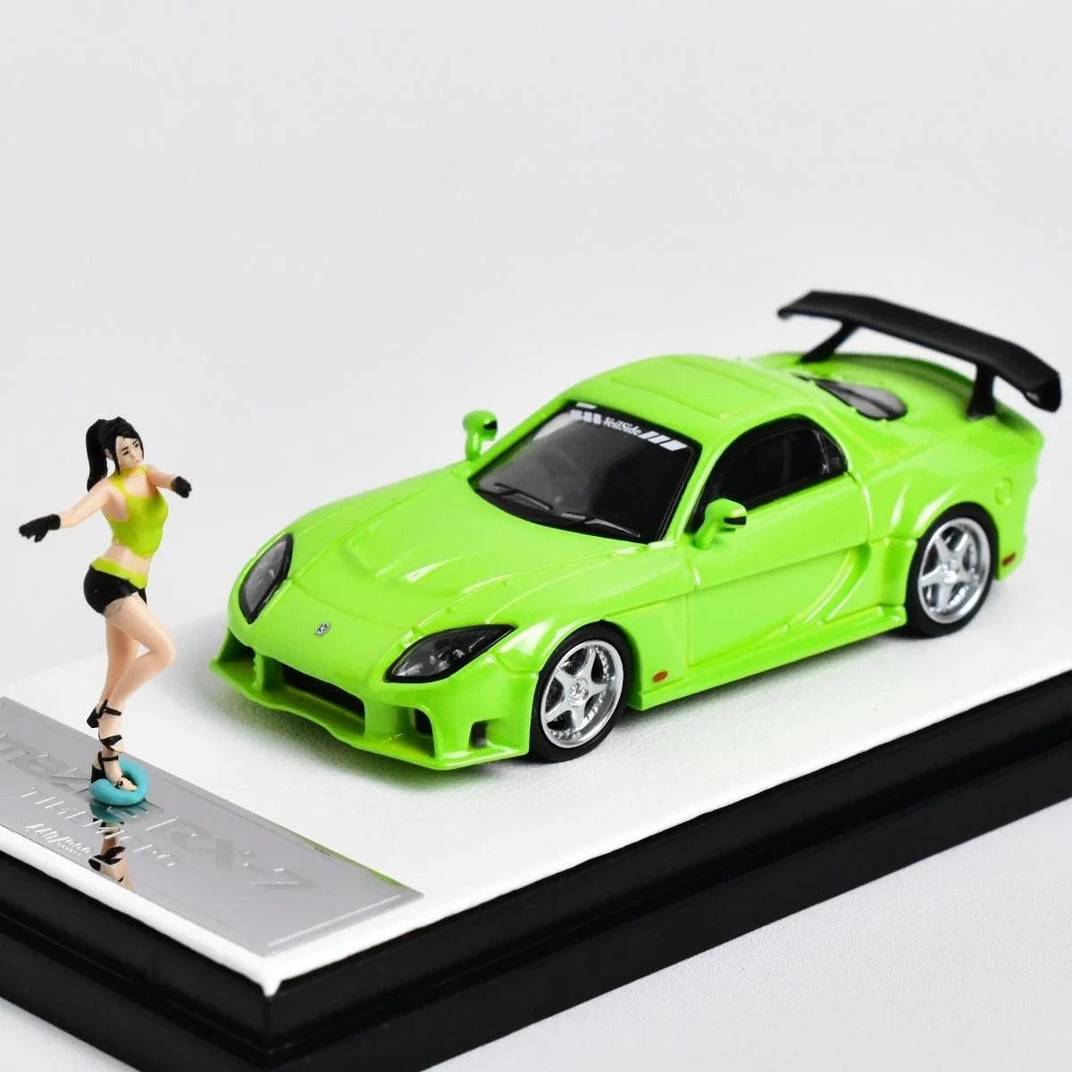 Time Micro 1:64 автомобиль Mazda RX-7 Veilside модель автомобиля из сплава декоративный