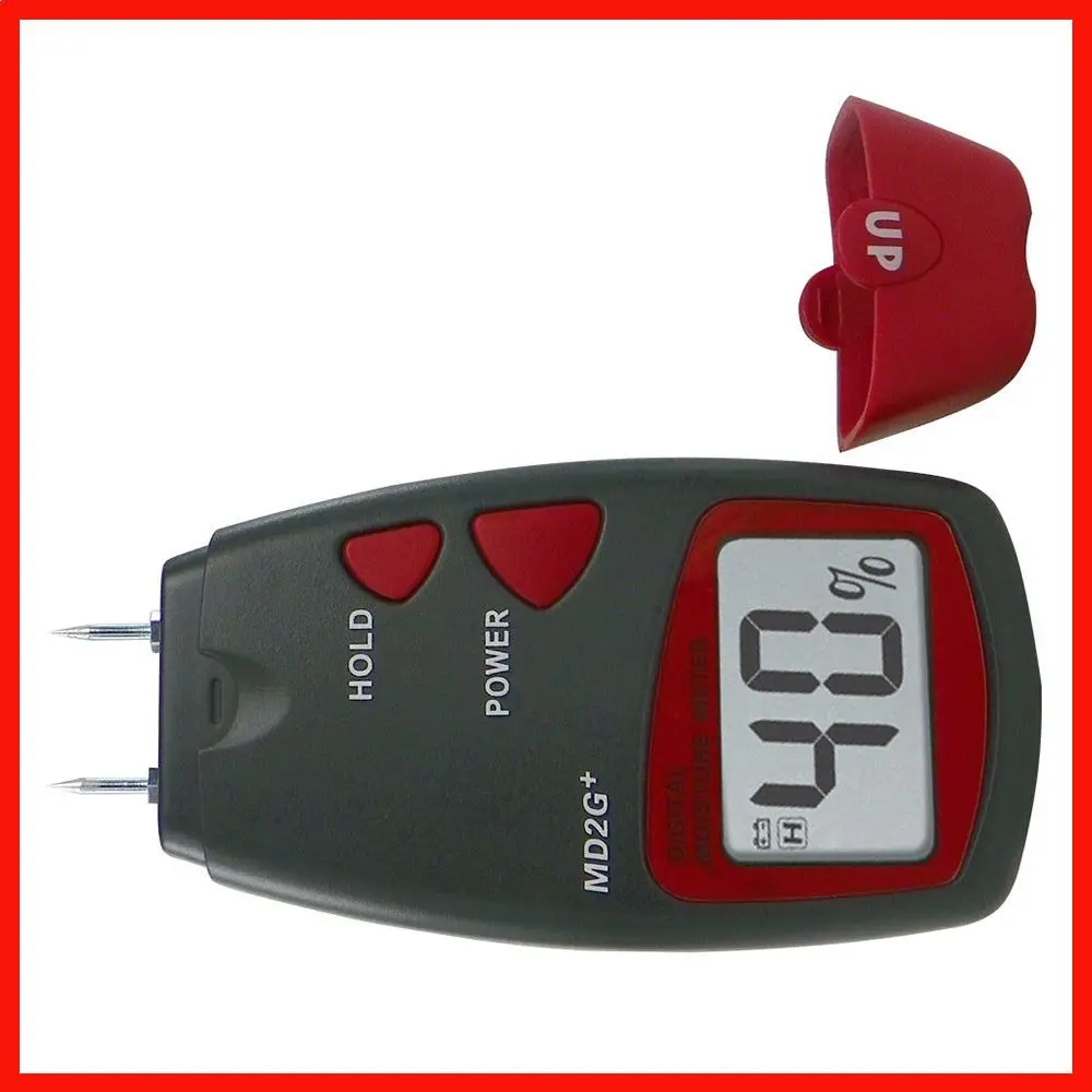 Измеритель влажности RZ Digital LCD 5%~40% 2 Pins для дерева и бамбука, портативный тестер MD2G+ Timber с датчиком влажности MD2G plus.