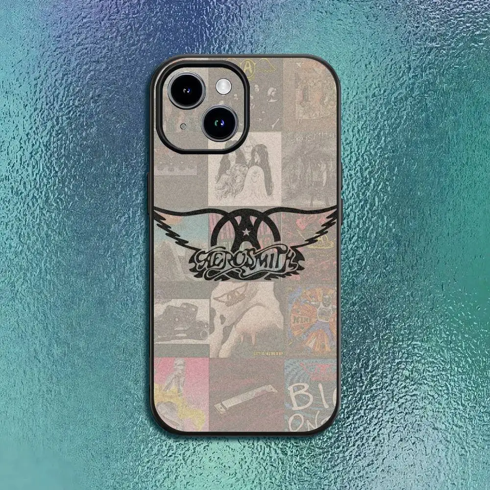 Чехол для телефона Band Aerosmith для IPhone 11, 12, 13, 14, 15, 16 Pro Max Plus, классический черный мягкий чехол (art.: 3920d16510e47) - 3920d16510e47