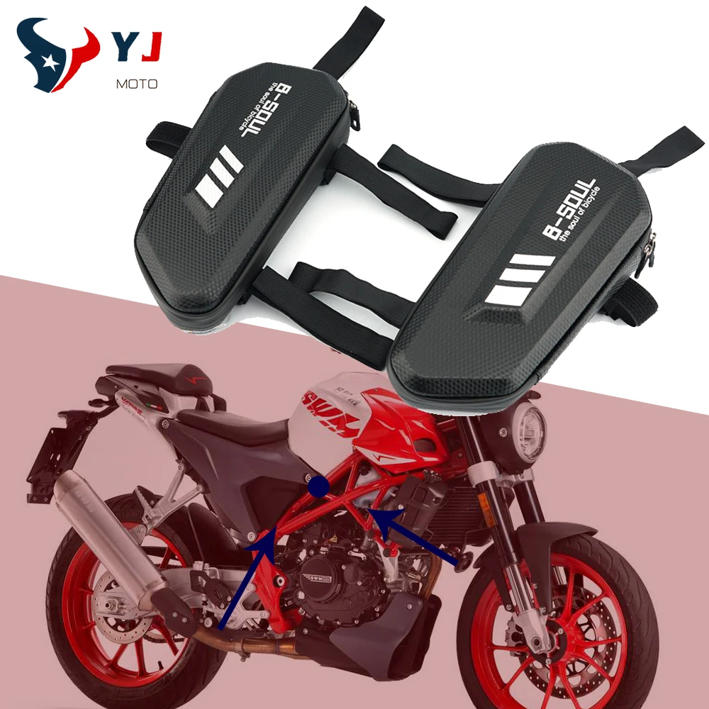 

Для QJmotor SRK350 SRK600 SRT550 SRT550X SRT800 SRT800X SRV500 инструментальная сумка для мотоцикл, водонепроницаемый жесткий корпус, треугольный боковой Чехол