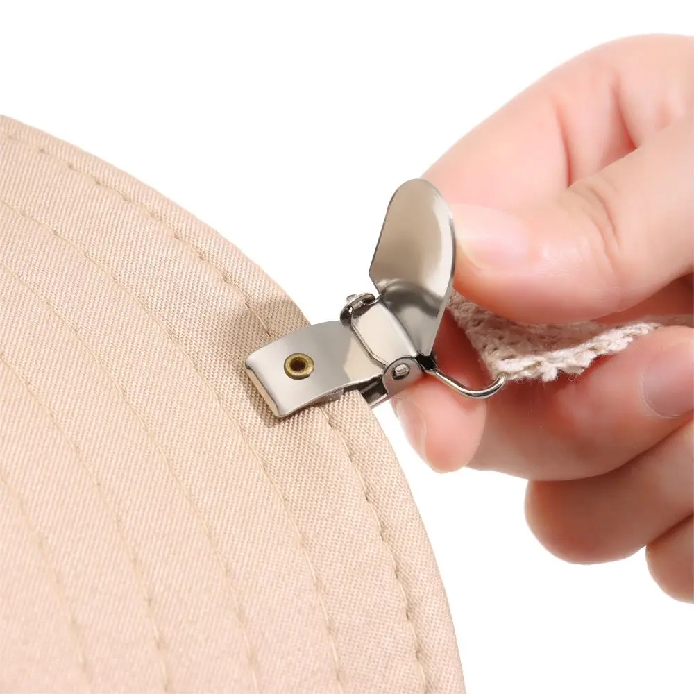 6PCs/Set Trendy Charm Gift Handbag Accessories New for Handbag Hat Clip Duck Clip Clasps Multi-functional Clip