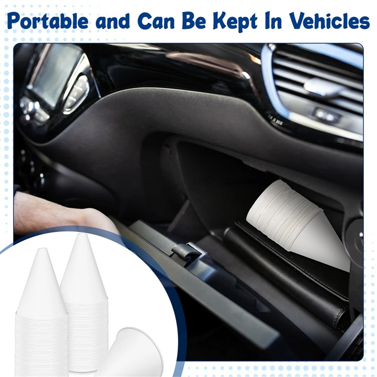 50 шт. бумажные воронки для моторного масла 6 унций воронка бумажная конусная газа