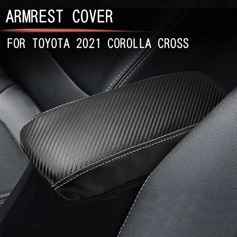Автомобильная крышка центральной консоли из углеродного волокна подлокотник