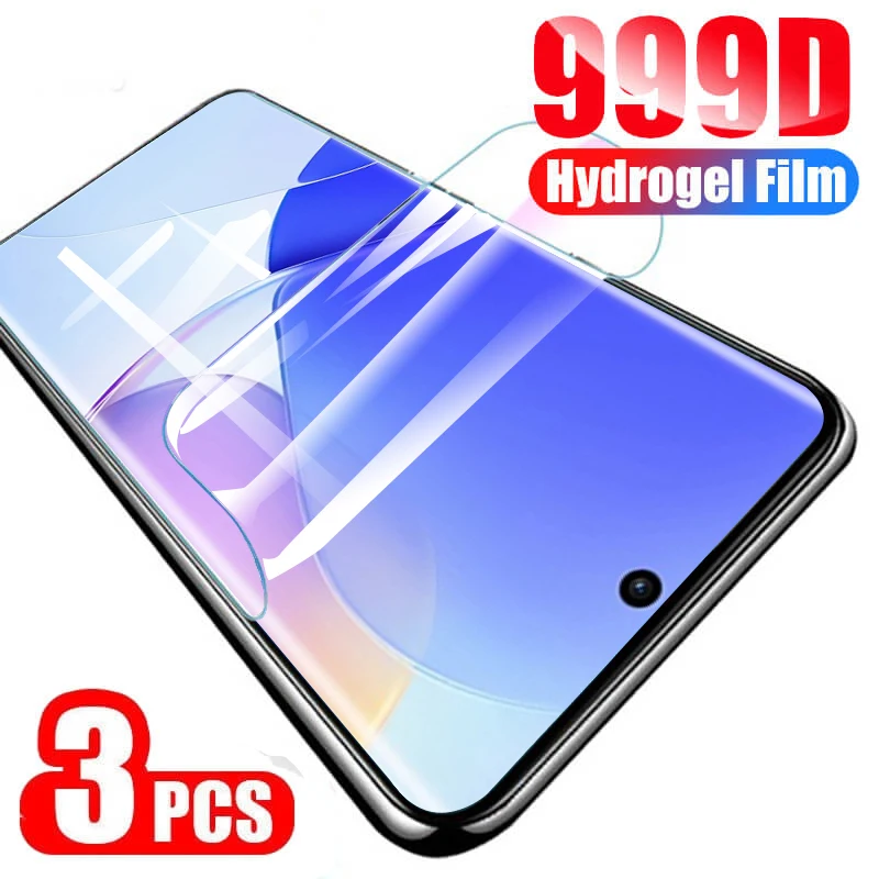 

3Pcs Full Cover For Huawei Nova 9 8 8i 9 Pro Protective Glass Hydrogel Film On Hawei Nowa 9 Nova9 Tempered Glas Screen Protector