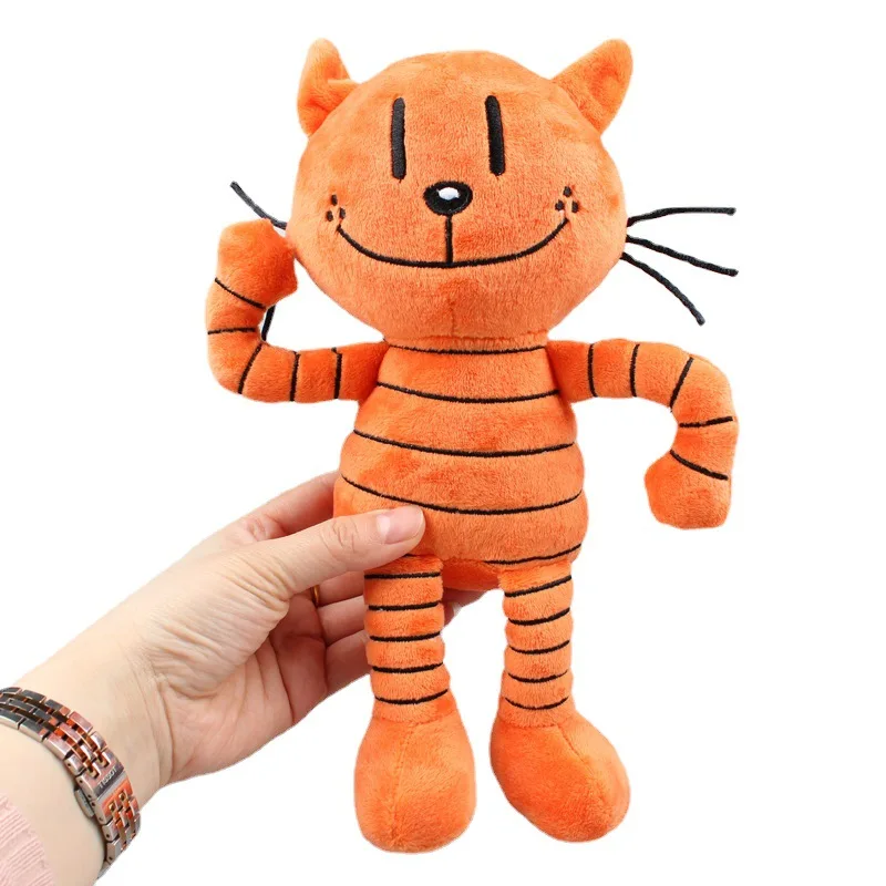 

25cm Dog Man's Petey Cat Plush Toy Kawaii Anime Cartoon Dog Man Stuffed Toy Soft Cat Anmial Figure Plush Doll Gift for Girl Kids