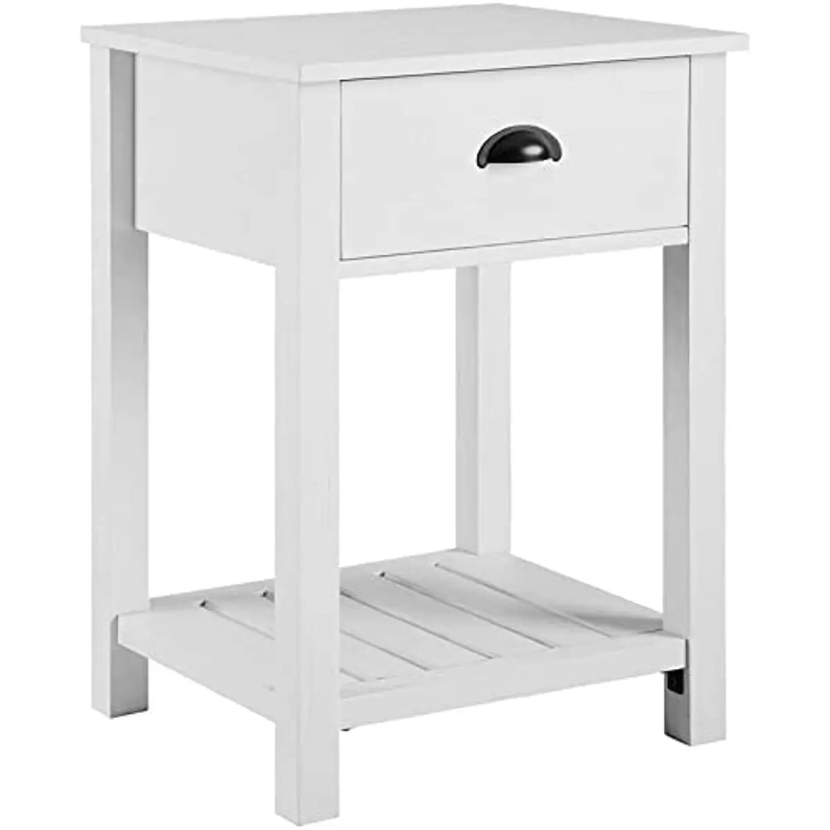 

Набор квадратных боковых тумбочек для фермерского дома-концевой столик для гостиной с дверцей для хранения, ночная тумбочка для спальни, 18 дюймов