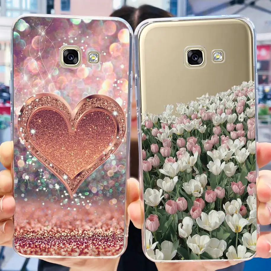 Чехол для Samsung Galaxy A5 2017 A520F / 2016 A510F чехол телефона Модный узор силиконовый мягкий