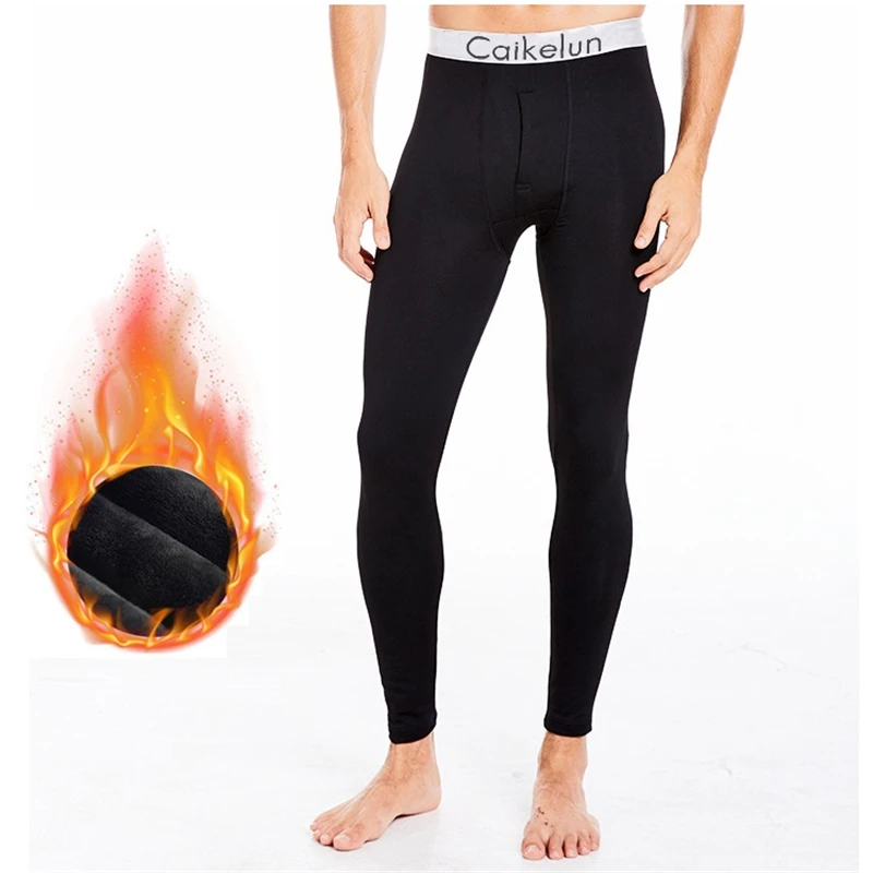 

To Thermal Underwear 3XL Fleece Leggings Thin Men Keep Size Warm Long Johns